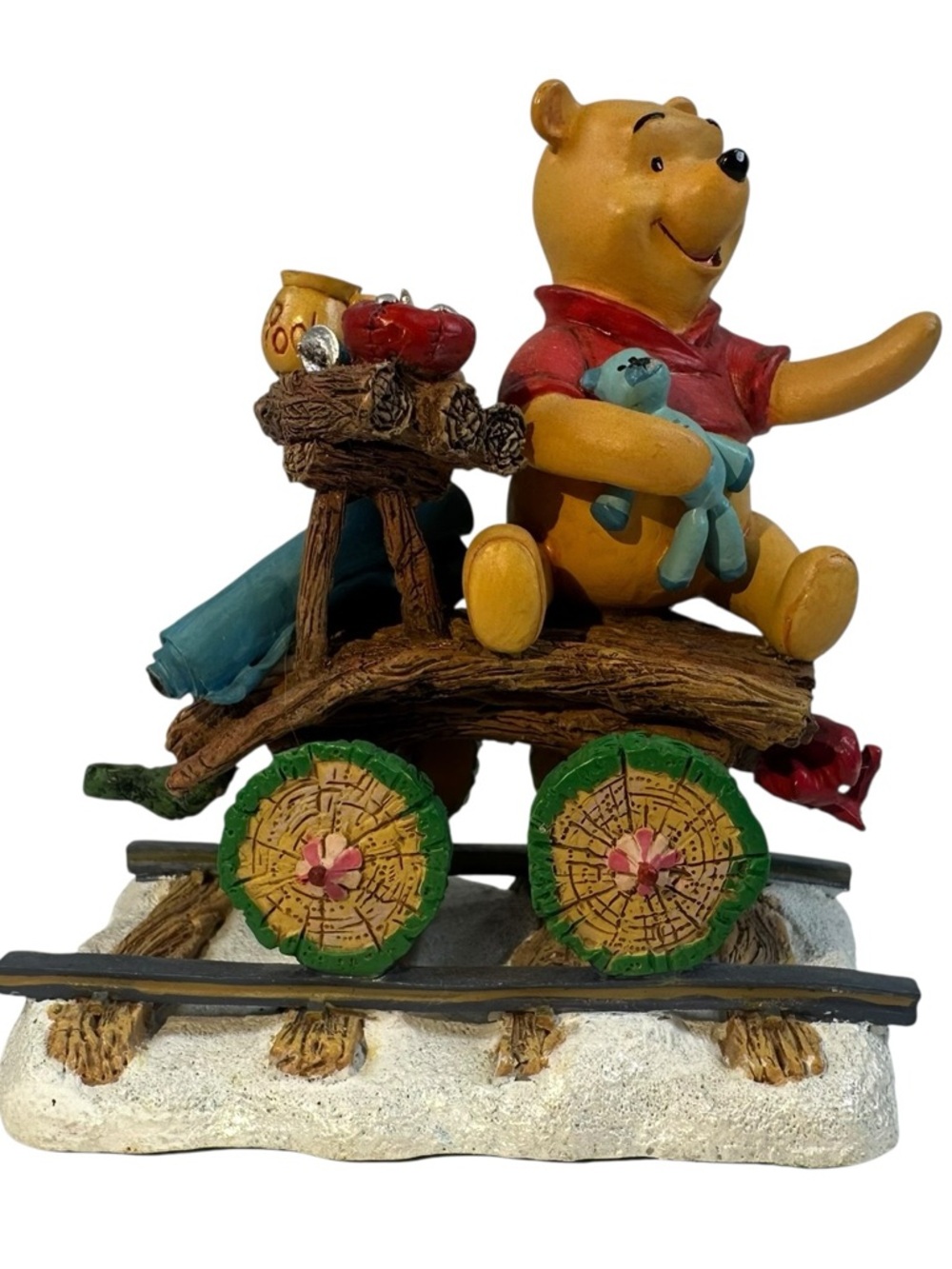 Piglet Holiday Express Disney Winnie the Pooh Danbury Mint Christmas Pooh Vtg